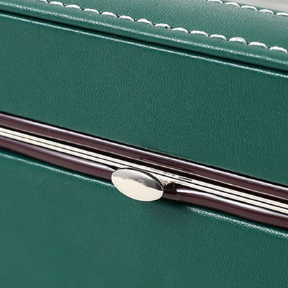 Boîte à montre verte détail