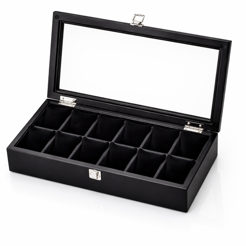 Boîte à montre homme douze montres