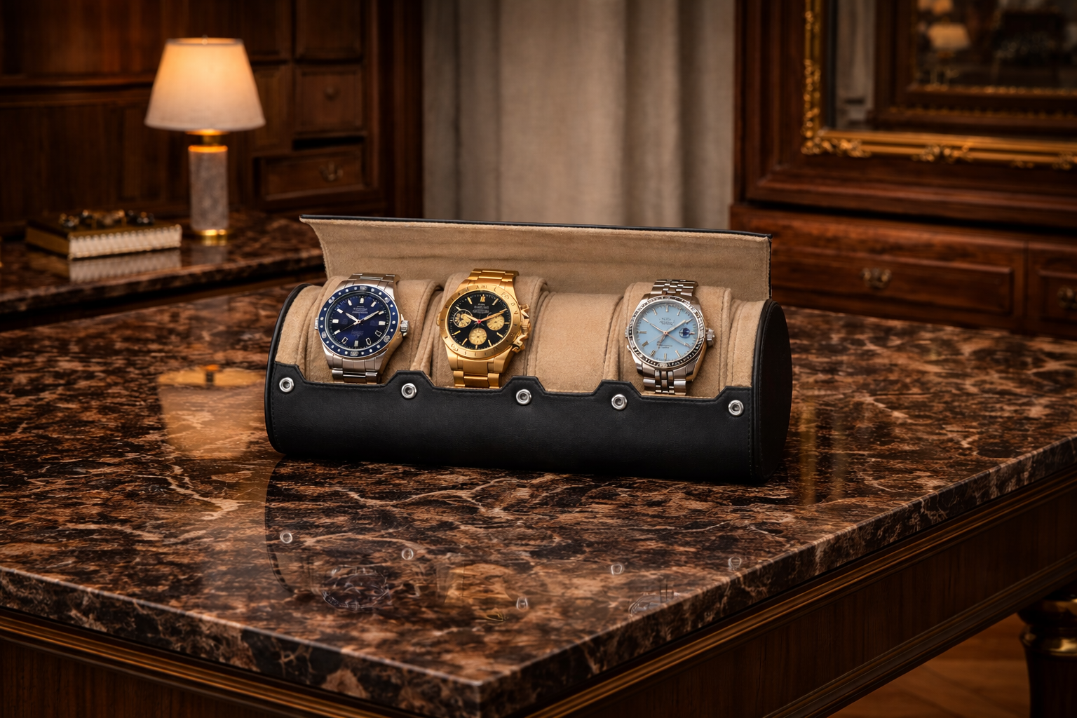 étui à montre collection