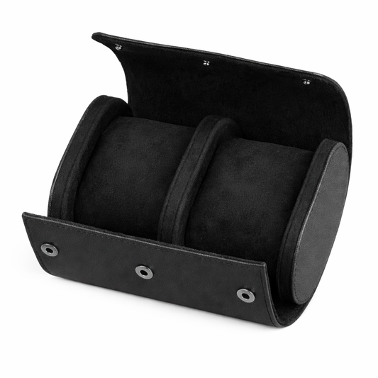 étui pour montre noir